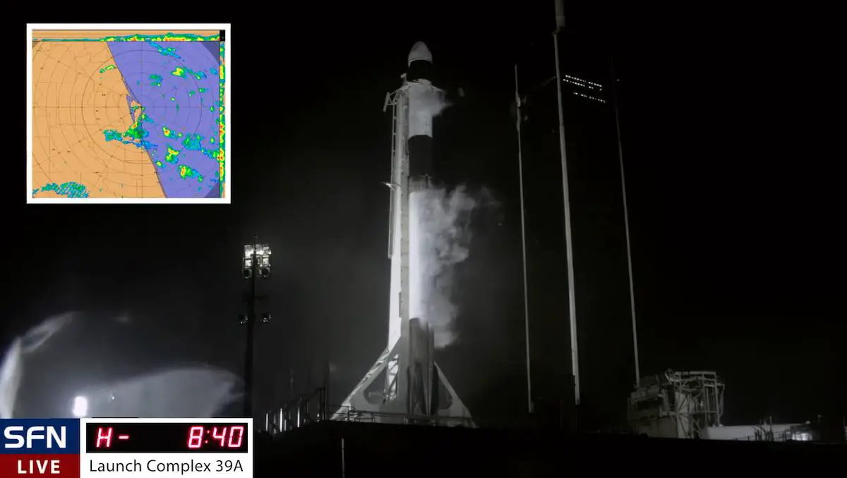 Storms force scrub of SpaceX launch to resupply space station