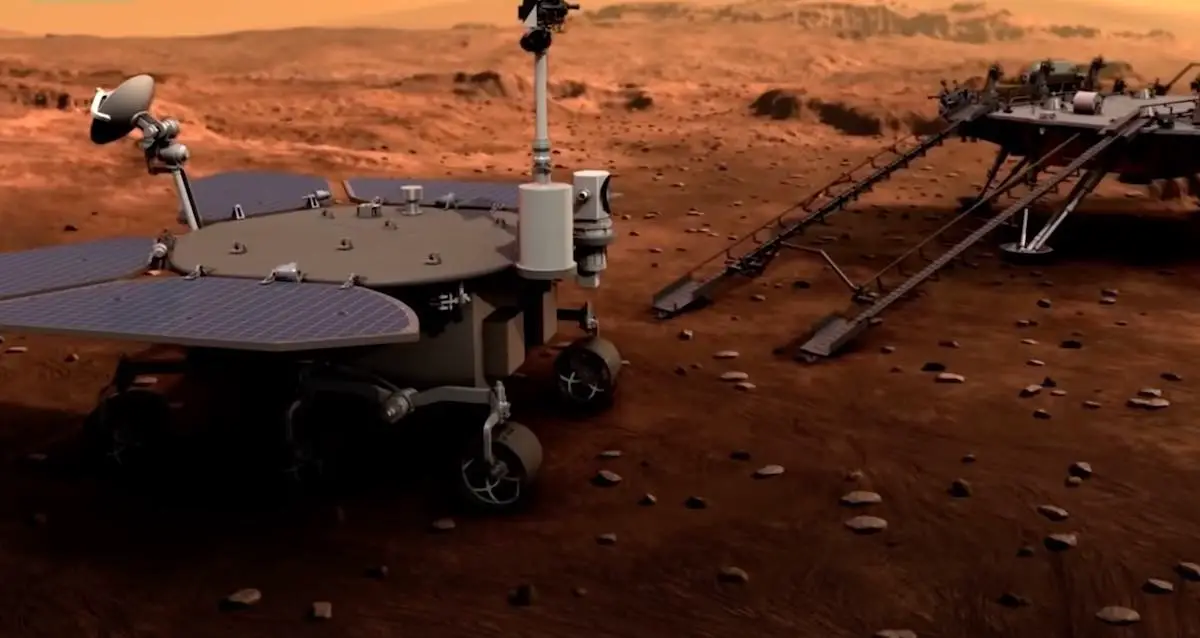 Chinese rover heads for landing on Mars