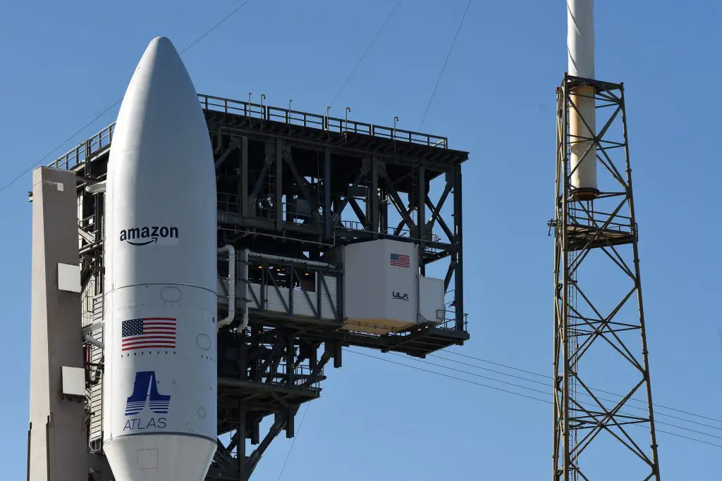 Amazon launches first internet satellite prototypes