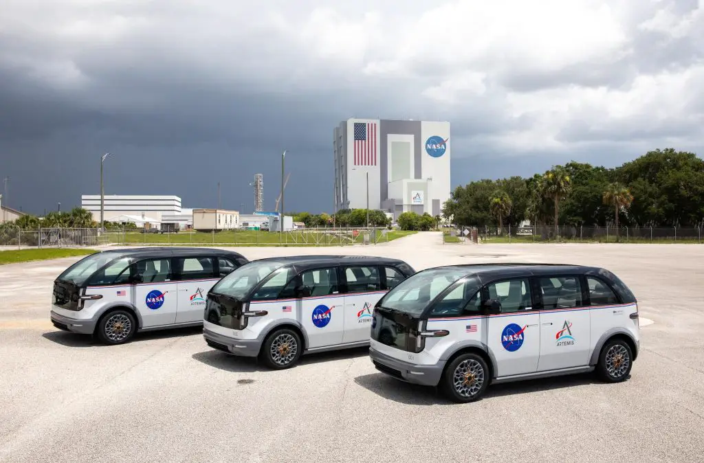 NASA’s Artemis Crew Transport Vehicles Arrive At Kennedy Space Center