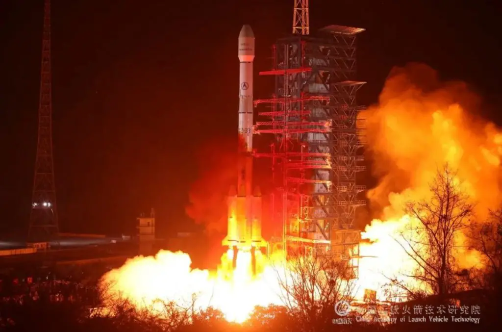 China launches two satellites following EVA at Tiangong station