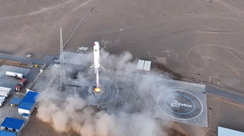 China’s iSpace Conducts Reusable Rocket Hop Test