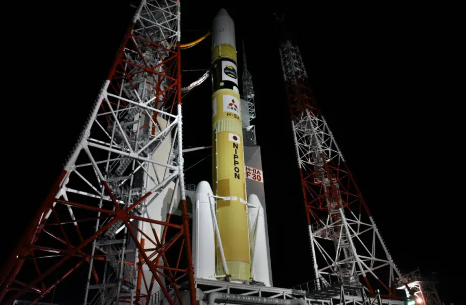 Japanese H-IIA scrubs launch of X-ray telescope and lunar lander