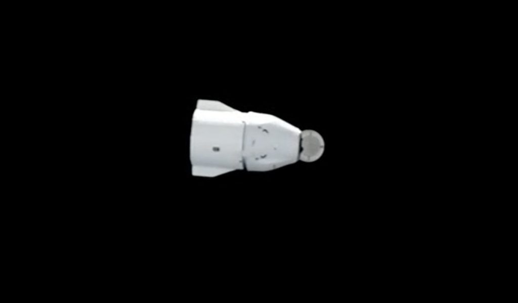SpaceX cargo capsule undocks from space station, heads for splashdown