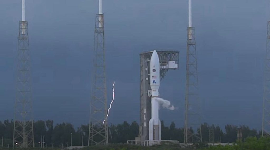 Atlas 5 launch scrubbed due to stormy weather