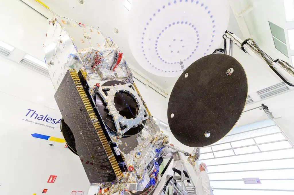 High-power European broadband satellite set for launch from French Guiana