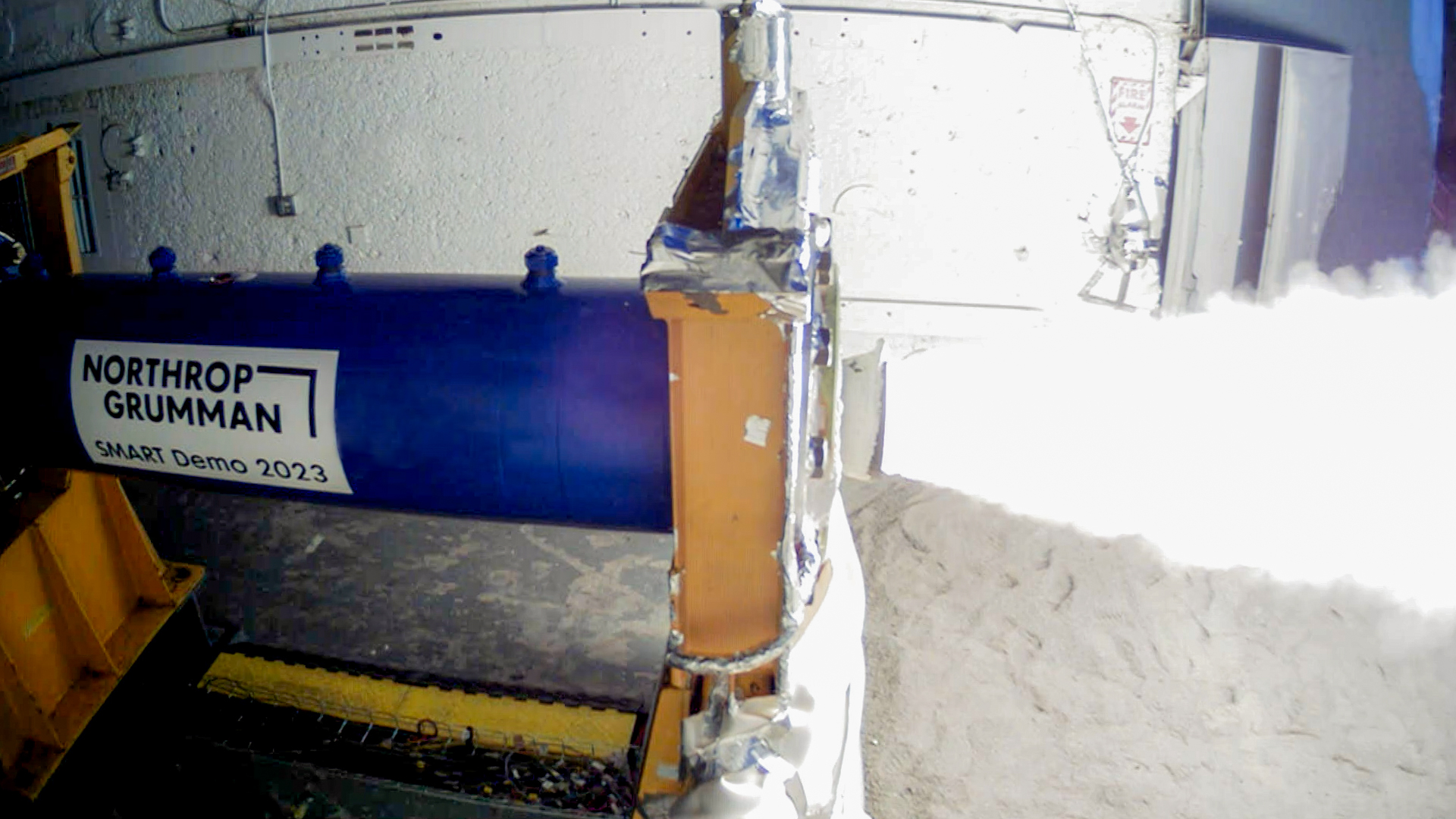 Northrop Grumman tests new solid rocket motor technologies