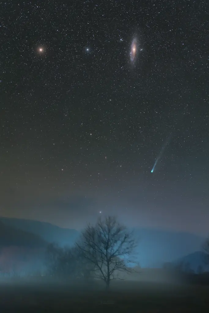 Comet Pons-Brooks in Northern Spring