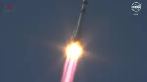 Soyuz MS-25 Lifts Off on Second Try