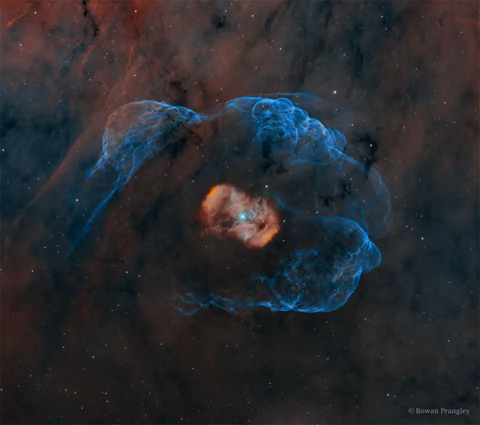 Dragon’s Egg Bipolar Emission Nebula