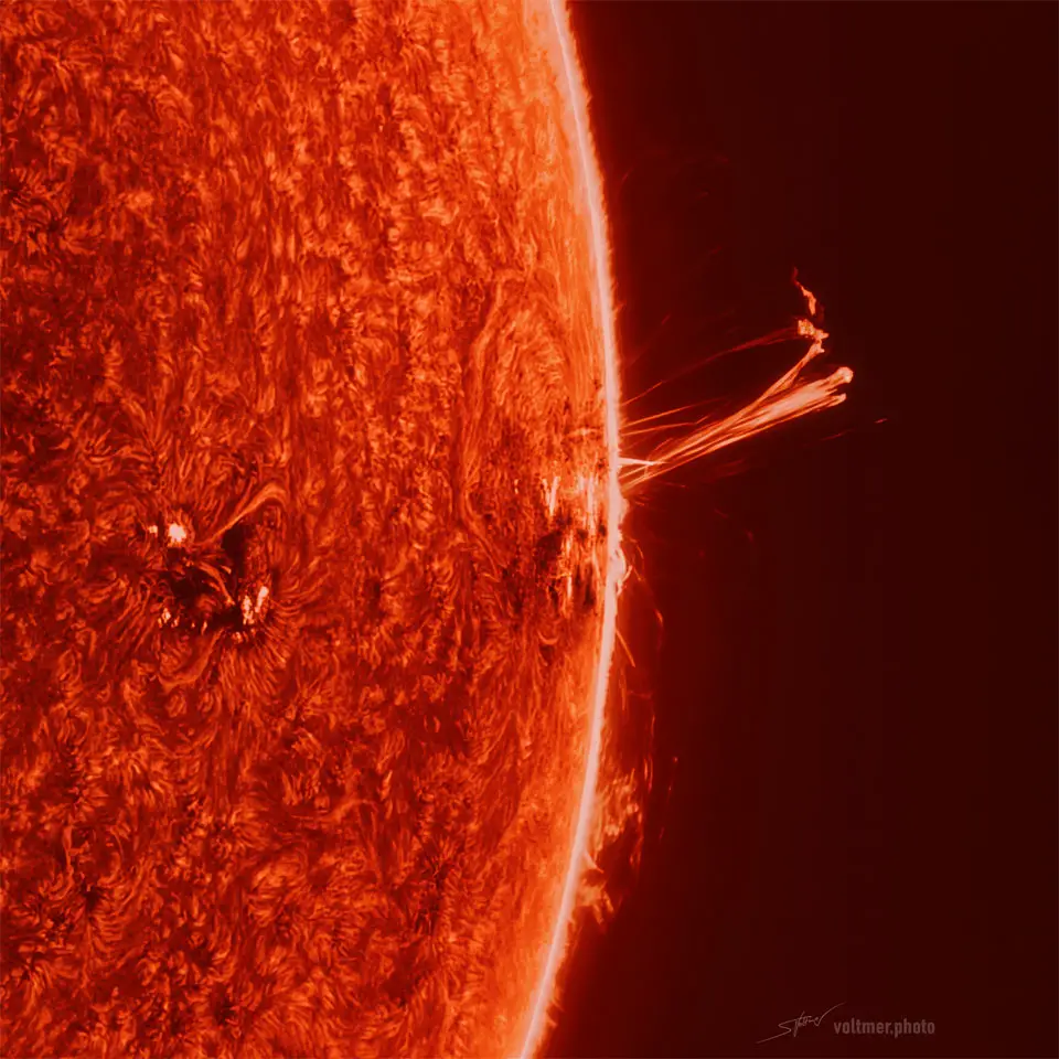 AR 3664 at the Sun’s Edge