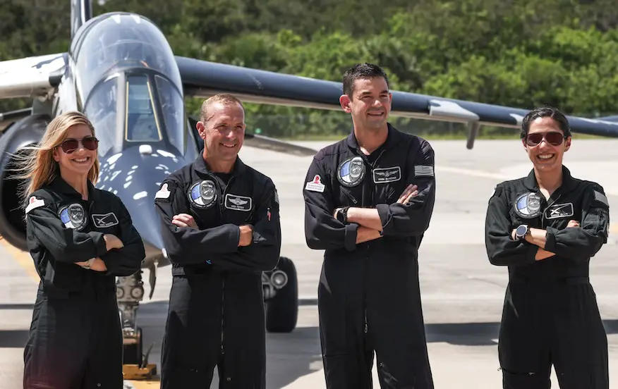 Polaris Dawn astronauts, set to perform first commercial spacewalk, arrive in Florida ahead of launch