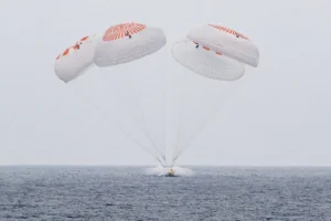 Crew-10 Splashes Down Off San Diego