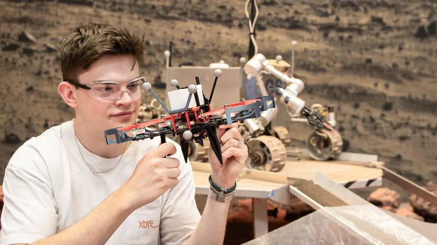 The dynamic drone-rover duo with a special bond