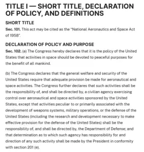 Trump’s Labor Union EO Designates NASA as Primarily An Intelligence/National Security Agency