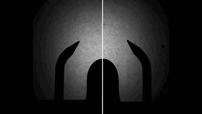 Condensation defying gravity