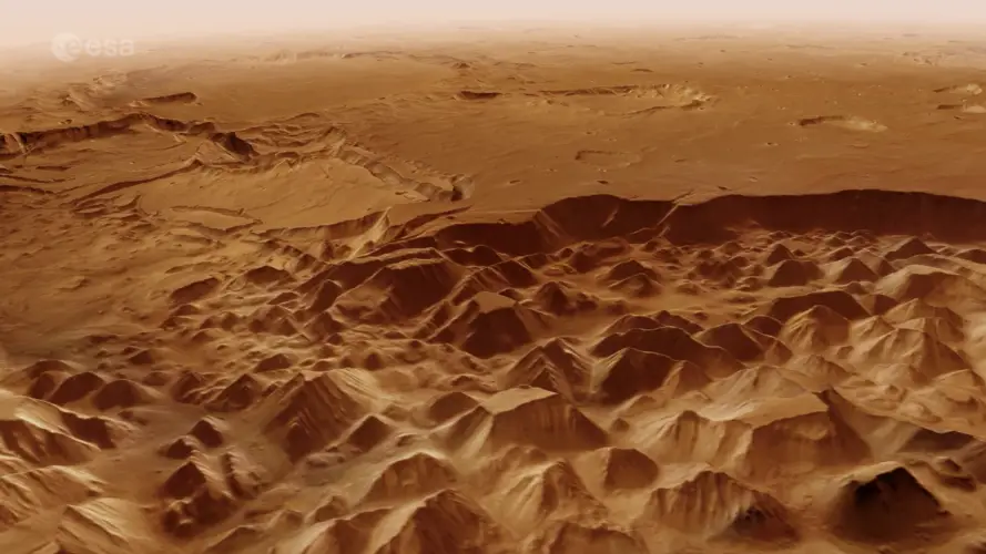 Fly over Xanthe Terra with Mars Express