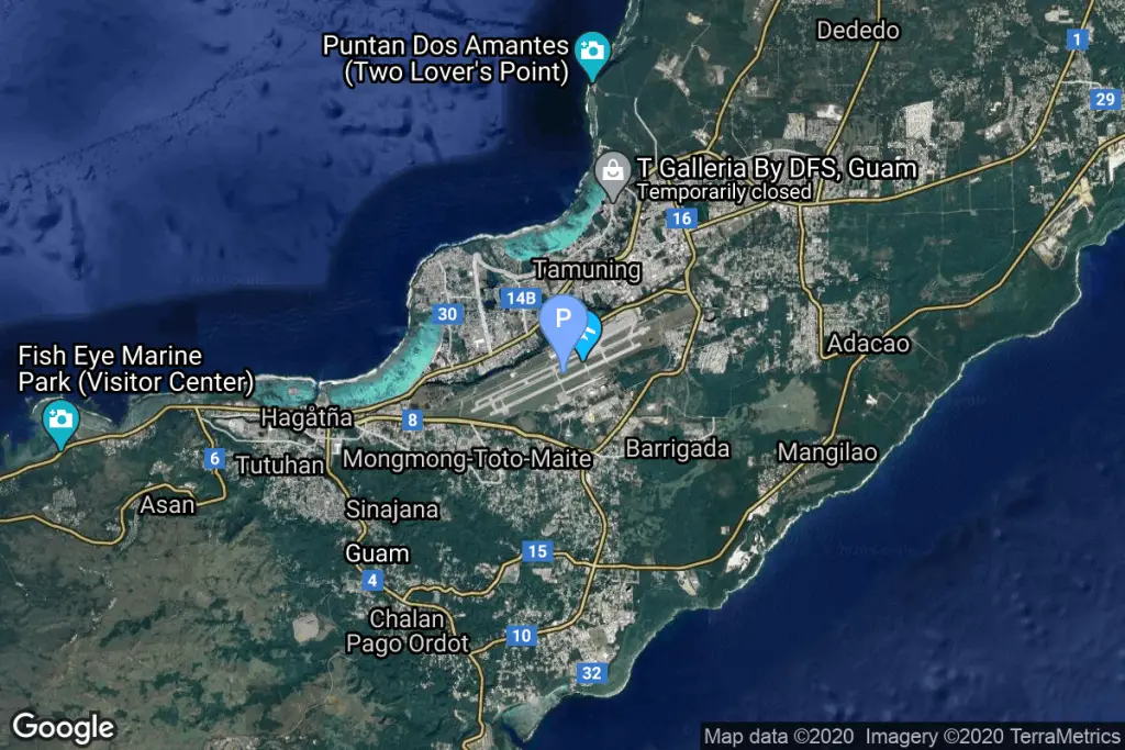 Guam International Airport, Air launch to orbit