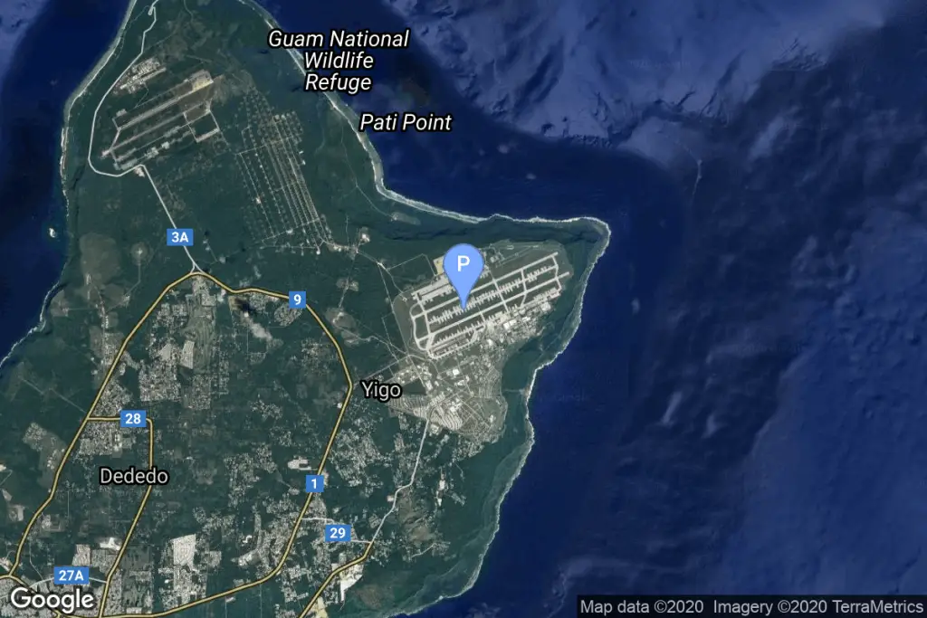 Andersen Air Force Base, Air launch to orbit