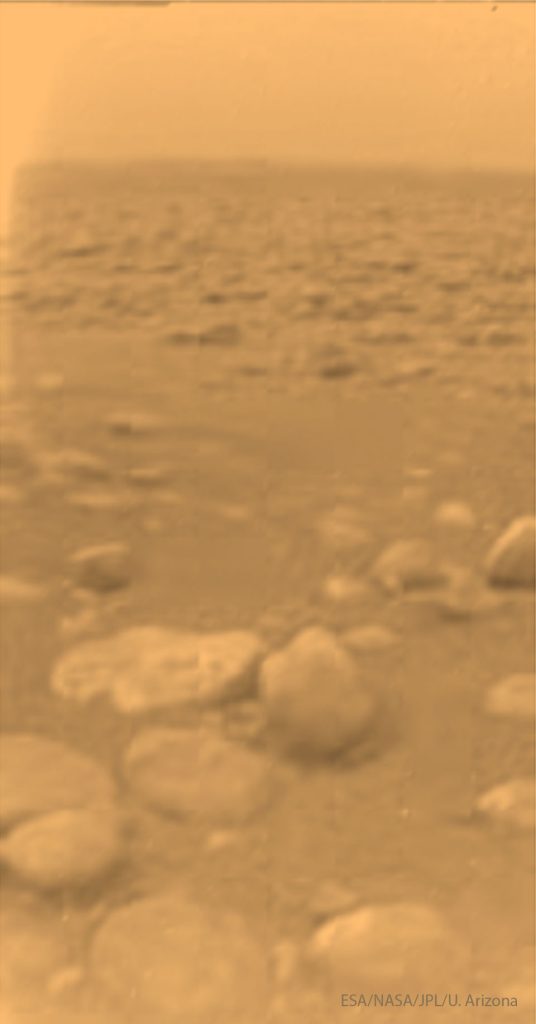 The Surface of Titan from Huygens