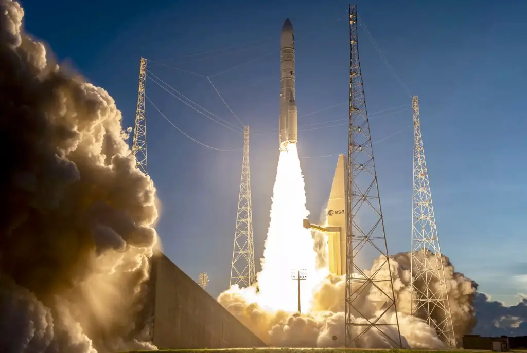 Ariane 6 launches Sentinel-1D radar imaging satellite