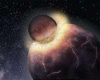 Lunar impactor Theia originated near Earth and Sun analysis reveals