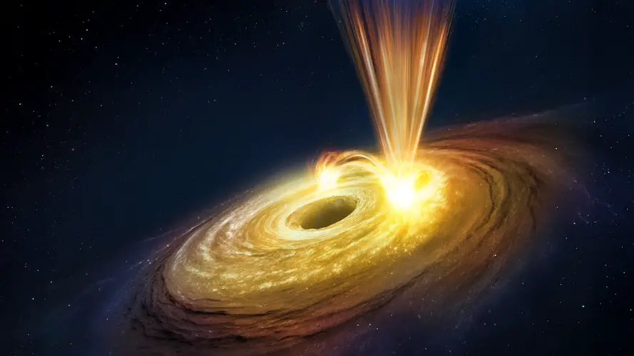 Flaring black hole whips up ultra-fast winds