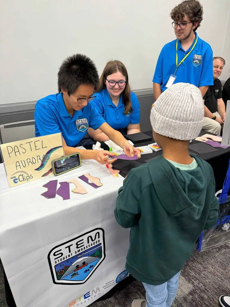 NASA eClips STEM Student Ambassadors Shine at STEM Exploration Community Event