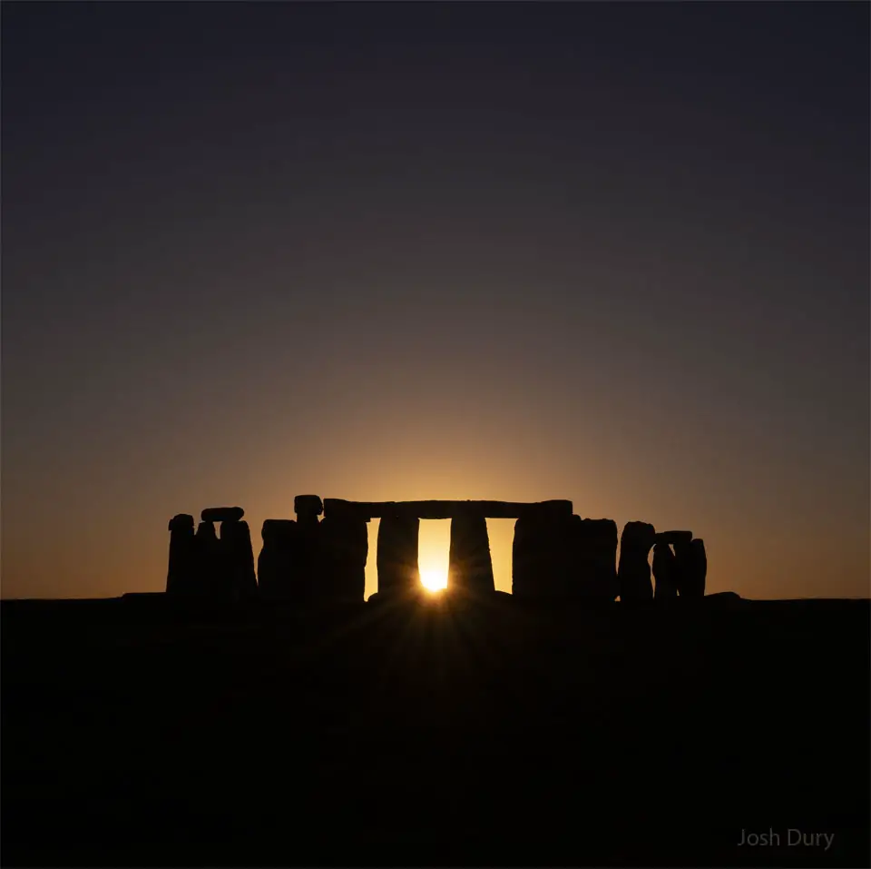 Sunset Solstice over Stonehenge
