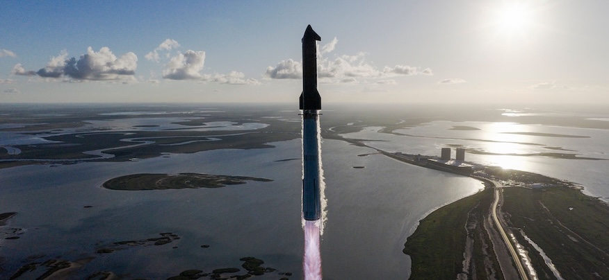 SpaceX Starship-Super Heavy rocket launch