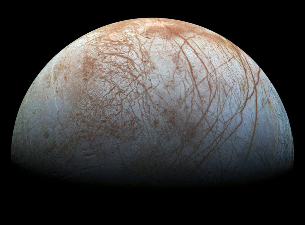 Juno data provides insight into thickness of Europa’s surface ice sheet