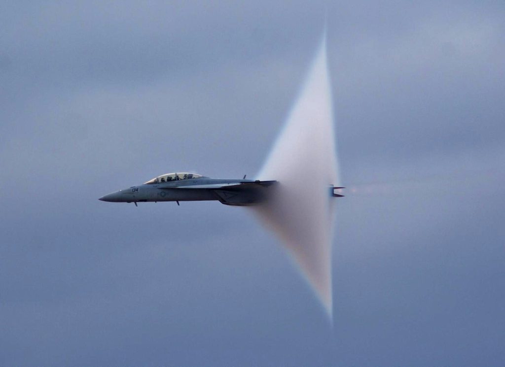 Fighter Jet Sonic Boom Vapor Cone