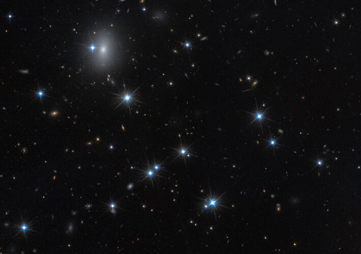 Hubble, Euclid & Subaru uncover dark galaxy
