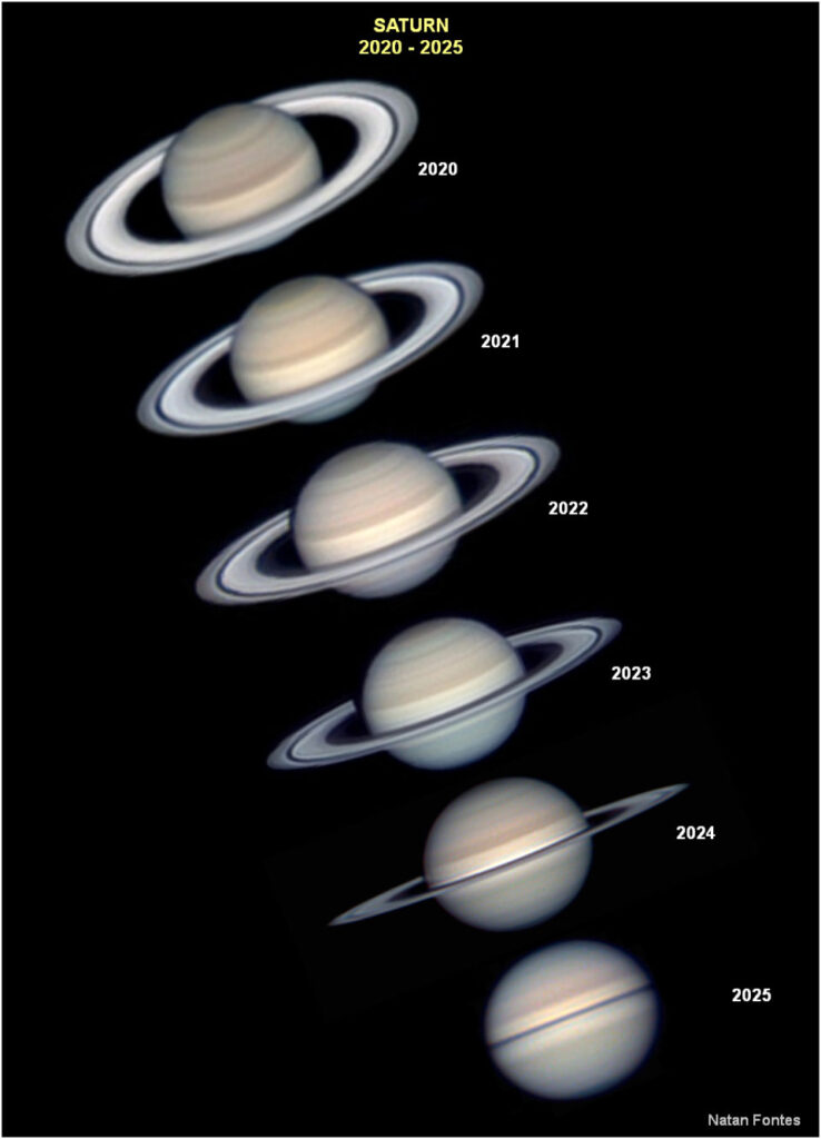 Saturn’s Rings Appear to Disappear