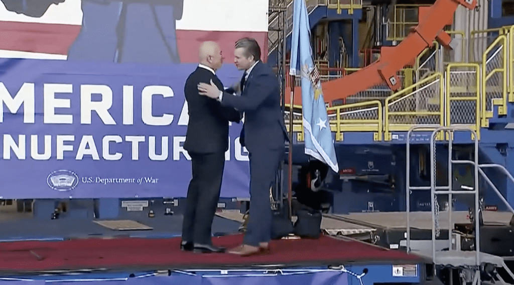 At Blue Origin, Hegseth escalates criticism of legacy defense procurement