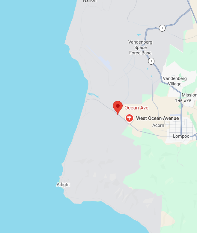 Ocean Avenue Vandenberg rocket launch viewing