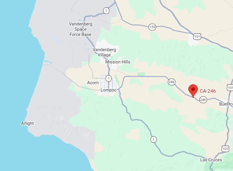 Hwy 246 Vandenberg rocket launch viewing