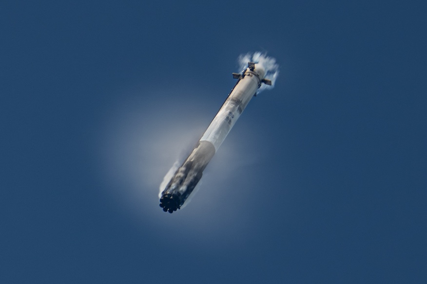 SpaceX Booster Vapor Cone