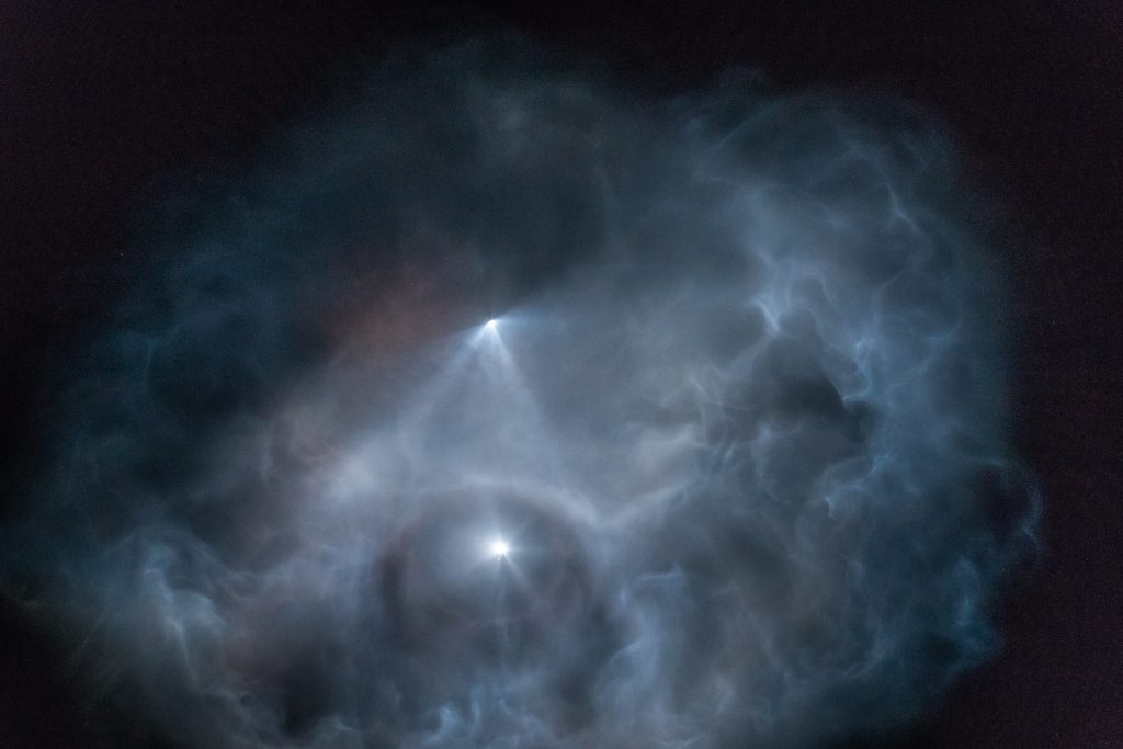 SpaceX Rocket Launch Jellyfish Effect