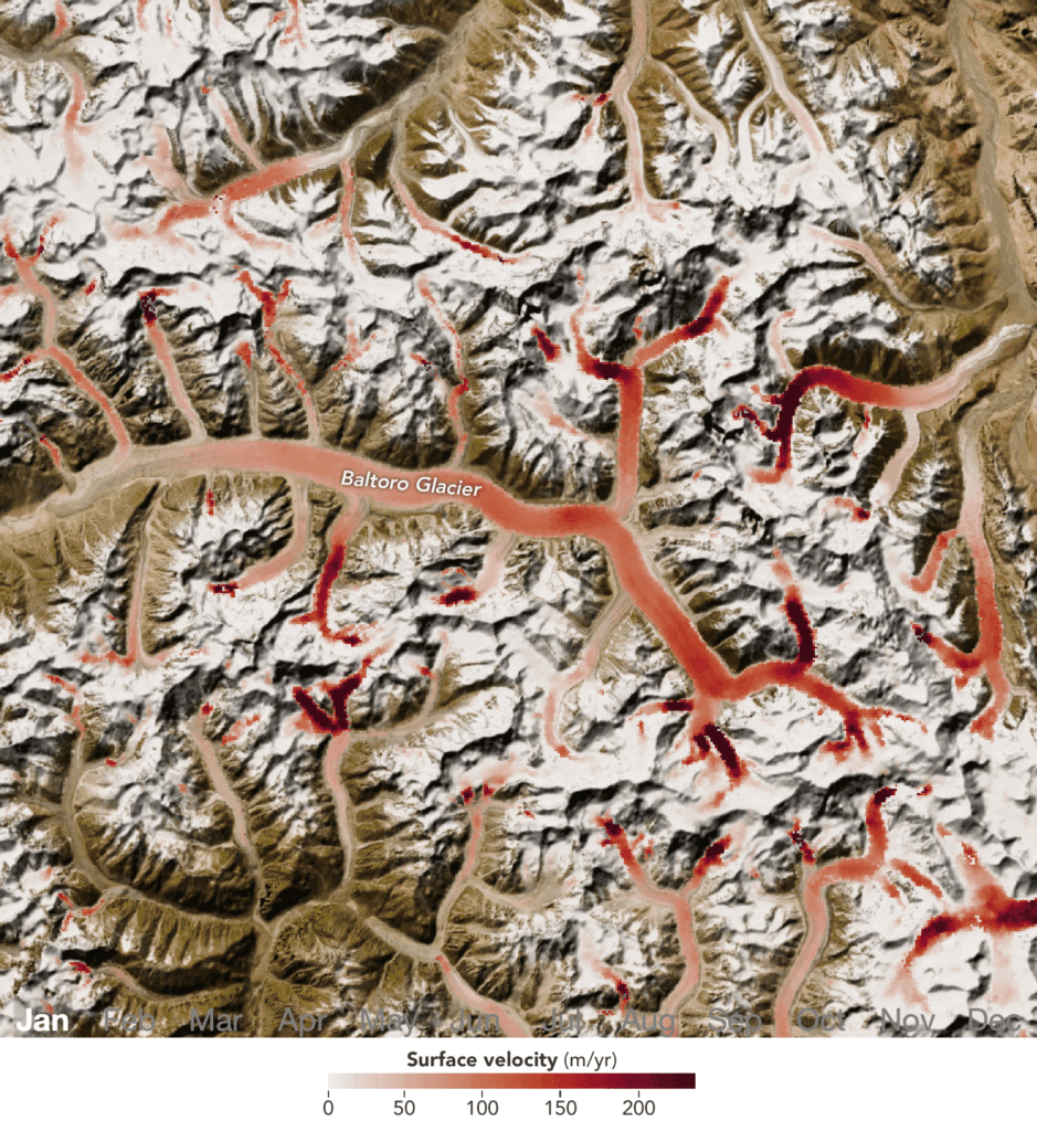Tracking Glacial Change with Landsat and Radar