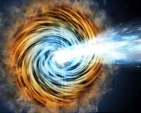 Runaway black hole jet outshines legendary death star