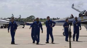 U.S.-Canadian Astronaut Crew Ready for Flight Around the Moon