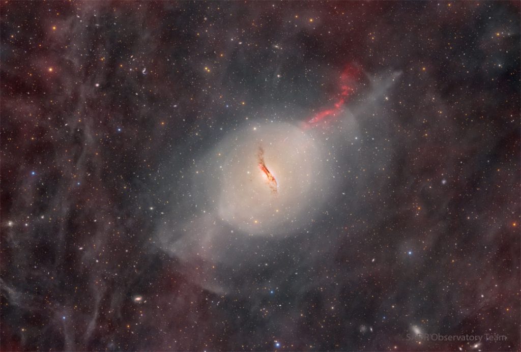 Peculiar Elliptical Galaxy Centaurus A