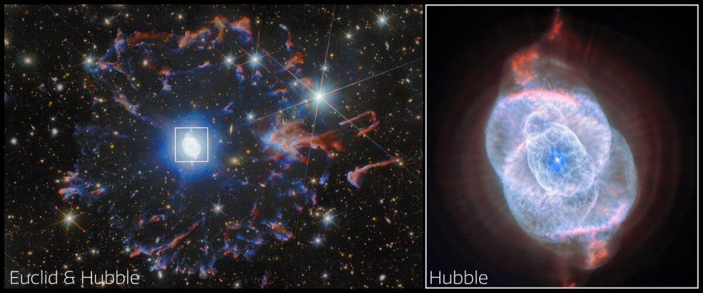 Hubble & Euclid zoom into cosmic eye - Space Launch Schedule