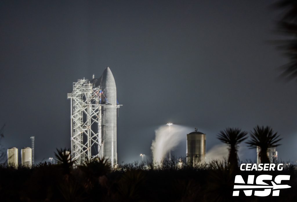 Starship Flight 12: Ship 39 moving through preflight test objectives