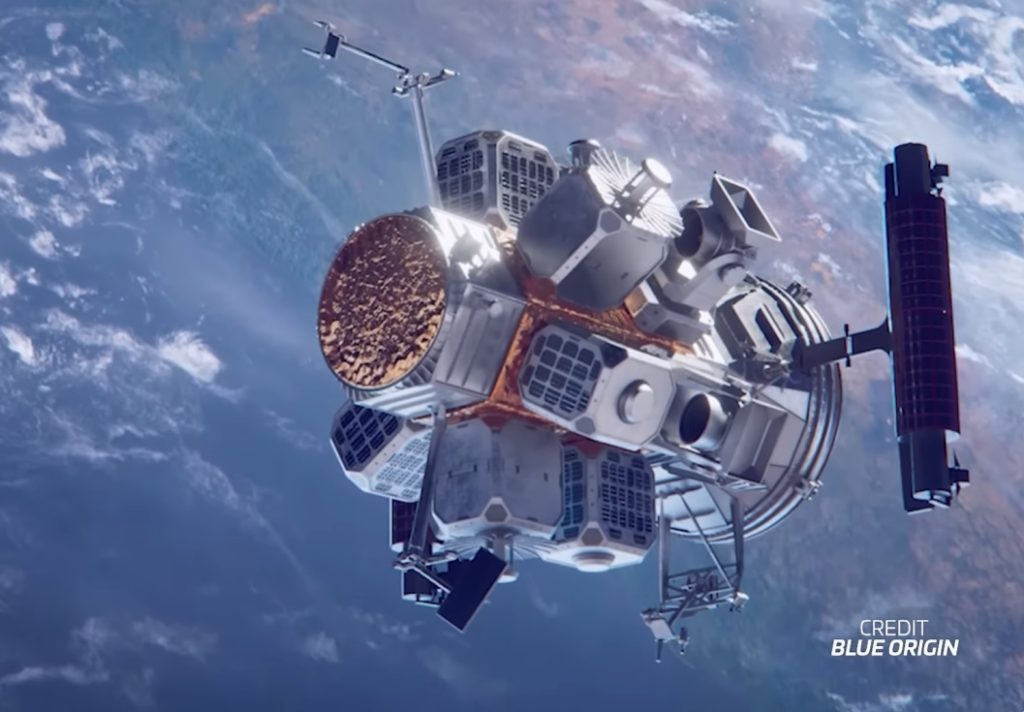 Blue Origin Unveils NEO Hunter: A Hybrid Planetary Defense Concept