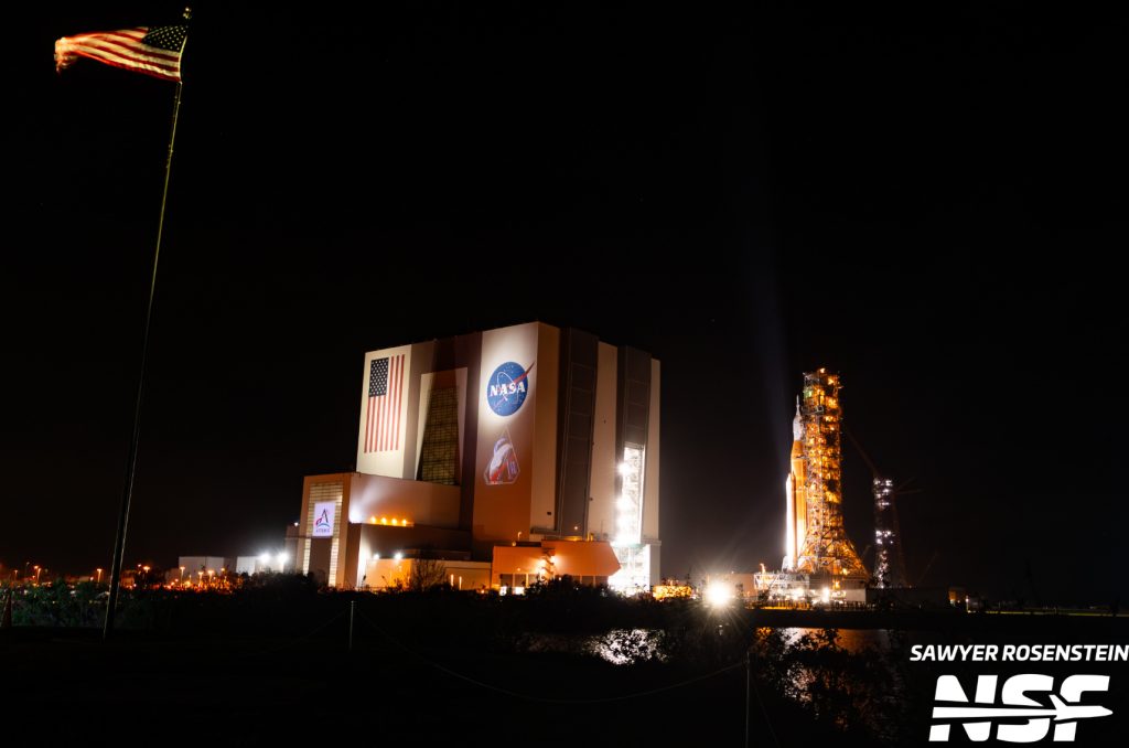 SLS enters pad flow ahead of historic Artemis II mission