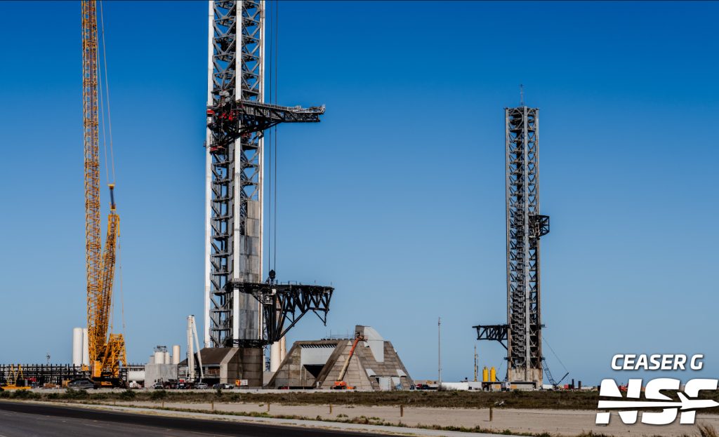 Progress on Starbase Pads ahead of Block 3 Starships