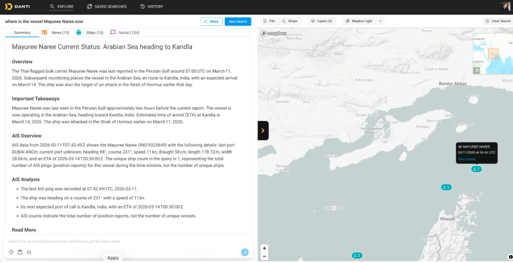 Strait of Hormuz crisis drives demand for commercial geospatial intelligence