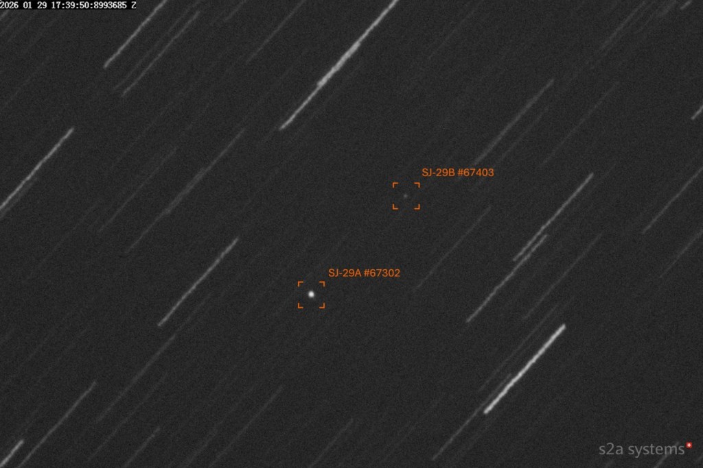 U.S. GSSAP satellites execute GEO handoff to monitor China’s Shijian-29 spacecraft